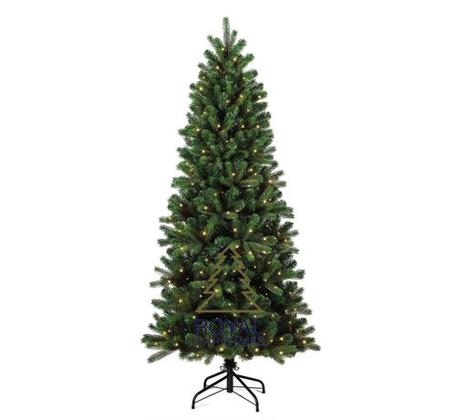 Royal Christmas Royal Christmas® Artificial Christmas Tree Montana Slim 165 cm | Slim model with LED lighting