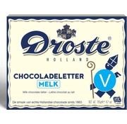 Droste Droste chocolate letter milk 135 grams | Letter v