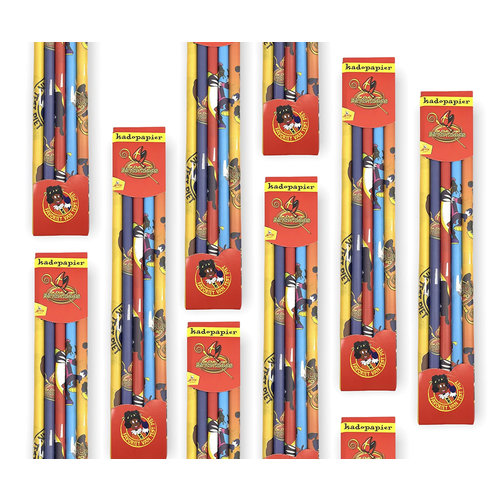 20x Paket mit 5 Rollen Sinterklaaspapier 100 x 52 cm