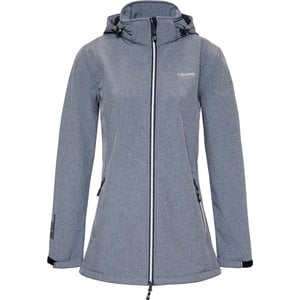 Nordberg Nordberg Ronda - Softshell Outdoor Sommerjacke Damen - Light Grey Melange - Größe S