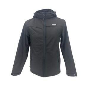 Nordberg Nordberg Berg - Softshell Outdoor Zomerjas Kinderen - Zwart - Maat 152