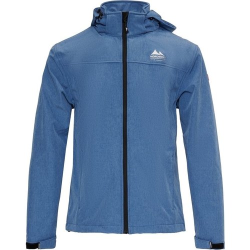 Nordberg Nordberg Kjeld - Softshell Outdoor Zomerjas Heren - Navy Melange - Maat L