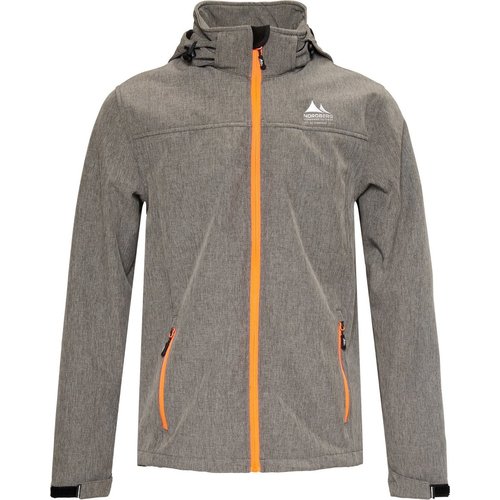 Nordberg Nordberg Mats - Softshell Outdoor Sommerjacke Herren - Grau Melange - Größe XXL