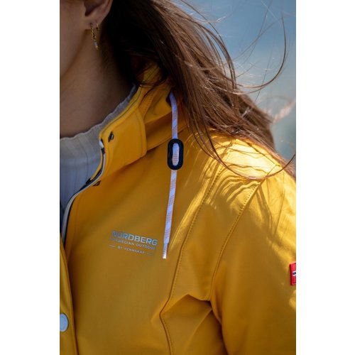 Nordberg Nordberg Rima - Softshell Outdoor Summer Jacket Ladies - Yellow - Size L