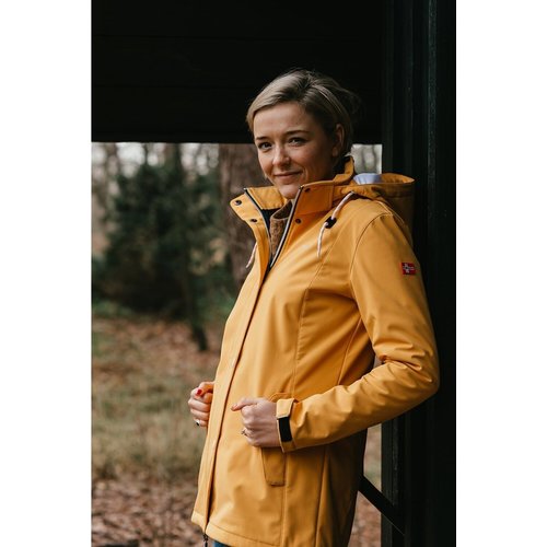 Nordberg Nordberg Rima - Softshell Outdoor Sommerjacke Damen - Gelb - Größe M