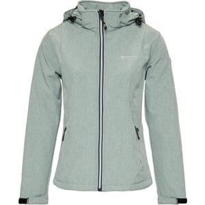 Nordberg Outdoor Nordberg Rinda - Giacca estiva softshell da donna - Verde chiaro mélange - Taglia L