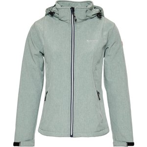 Nordberg Nordberg Rinda - Softshell Outdoor Sommerjacke Damen - Light Green Melange - Größe XL