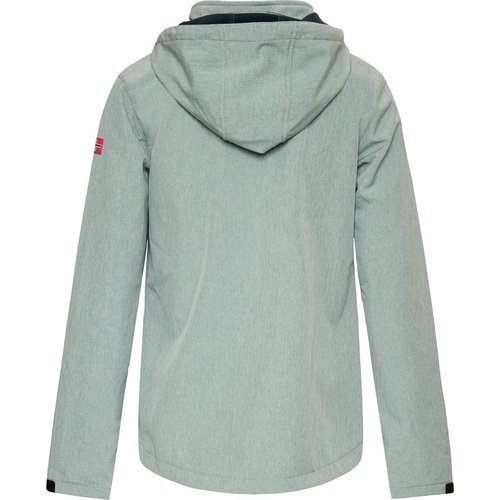 Nordberg Nordberg Rinda - Softshell Outdoor Zomerjas Dames - Lichtgroen Melange - Maat XL