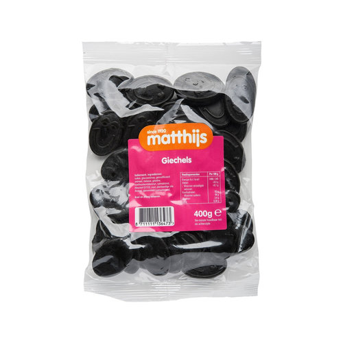 Matthijs Advantage package of sweets - 6 bags of Matthijs Giechelsdrop of 400 grams