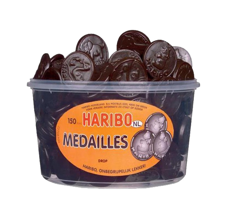 Advantage Packing Sweets - 3 Silos Haribo Drop Medals á 150 pieces
