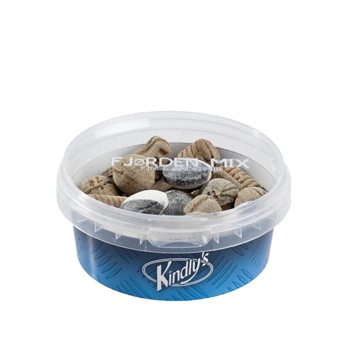 Kindlys Voordeelverpakking Snoepgoed - 6 potjes Kindlys Bakje Fjorden Mix á 120 gram