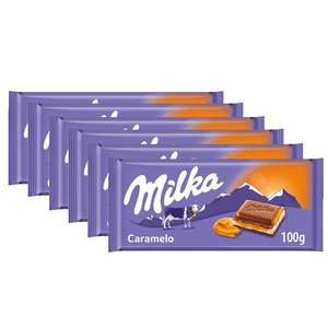 Milka Advantage package Sweets - 6 bars Milka Chocolate bar Caramel to 100 grams