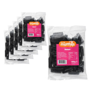 Matthijs Confezione risparmio di caramelle - 6 sacchetti di Matthijs Bielzen da 400 grammi ciascuno Matthijs Confezione risparmio di caramelle - 6 sacchetti di Matthijs Bielzen da 400 grammi ciascuno