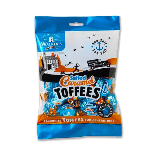 Advantage package Candy - 6 bags of Walkers Salted Caramel Toffees to 150 grams