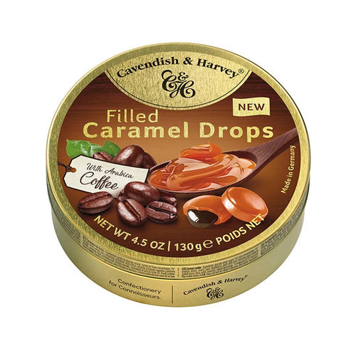 Advantage package of sweets - 6 cans of caramel with coffee drops to 200 grams