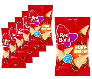 Red band Advantage Packing Sweets - 6 Bags Red Band Cola Point Heads á 180 grams