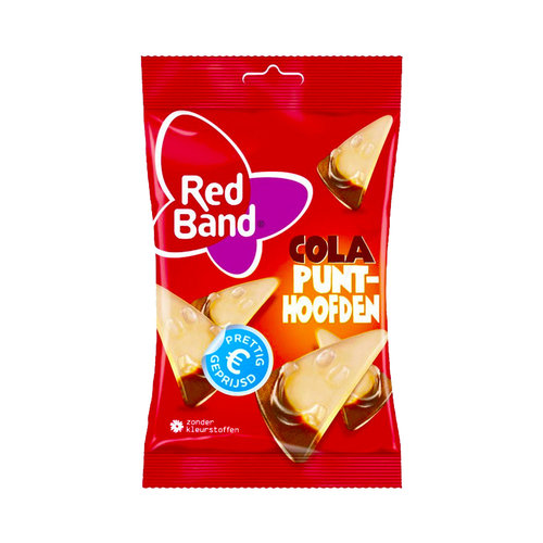 Red band Voordeelverpakking Snoepgoed - 6 zakken Red Band Cola Punthoofden á 180 gram