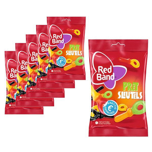 Red band Pakiet Value Pack Candy – 6 torebek Red Band Fun Keys, każda o wadze 180 gramów