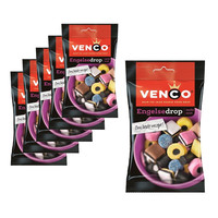 Advantage package of sweets - 6 bags of Venco English licorice of 100 grams