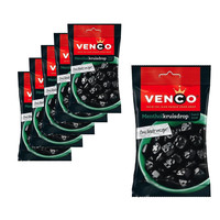 Advantage package of sweets - 6 bags of Venco Mentholkruisdrop of 173 grams