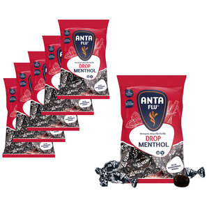 Confezione risparmio di caramelle - 6 bustine di gocce di mentolo anti-influenzali da 165 grammi ciascuna