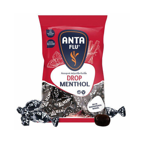 Voordeelverpakking Snoepgoed - 6 zakken Antiflu Menthol Drop á 165 gram