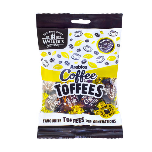 Vorteilsverpackung Candy - 6 Tüten Walkers Coffee Toffees á 150 Gramm