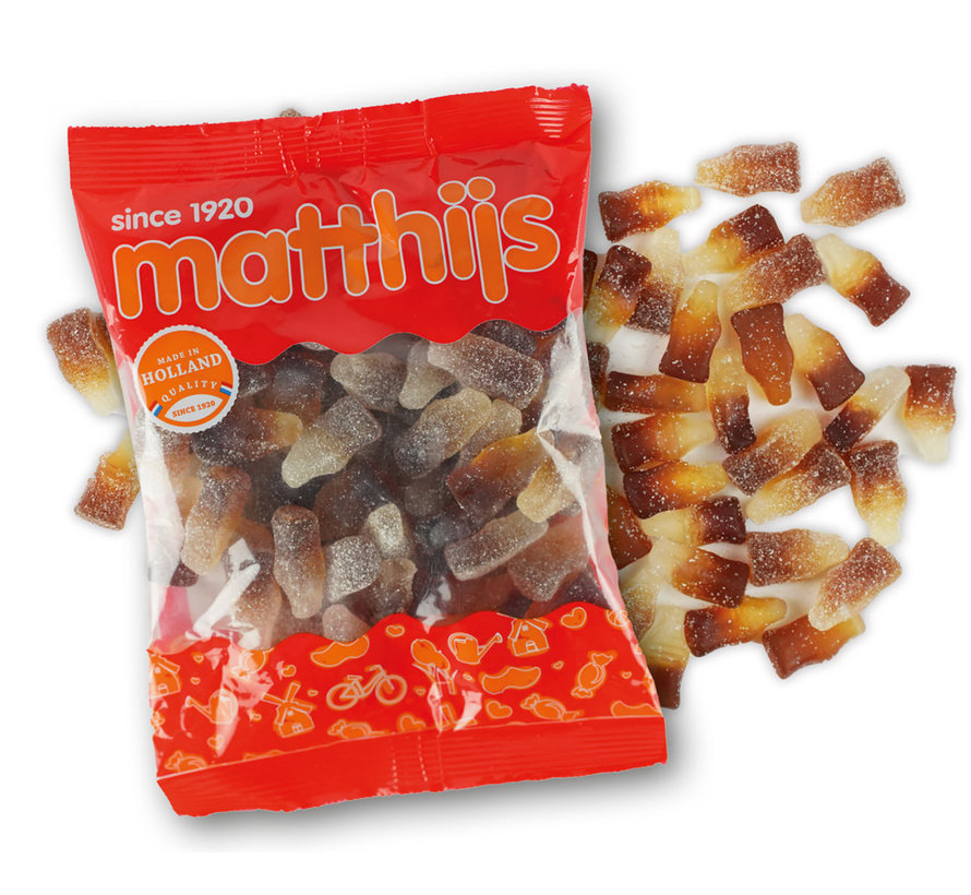 Advantage Packing Sweets - 6 Bags Matthijs Cola Bottle Mix á 400 grams