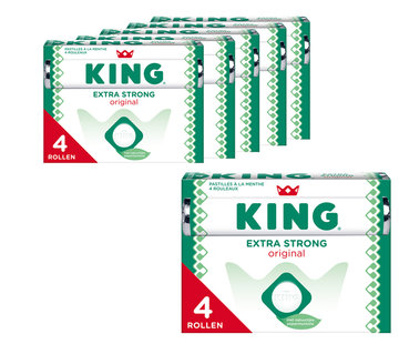 King Advantage Packing Sweets - 6 x 4-Pack King Peppermint X-Strong á 44 grams per roll