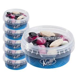 Kindlys Advantage package Candy - 6 jars Kindlys container smorredrop of 120 grams