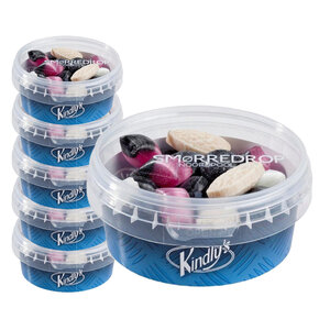 Kindlys Vorteilsverpackung Candy - 6 Gläser Kindlys Cup Smorredrop á 120 Gramm