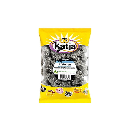 Katja Voordeelverpakking Snoepgoed - 6 zakken Katja Dropharingen á 500 gram