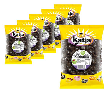 Katja Voordeelverpakking Snoepgoed - 6 zakken Katja Kokindjes á 500 gram