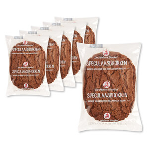 Słodycze Value Pack – 6 opakowań kawałków Molenaar Speculaas, po 3 sztuki