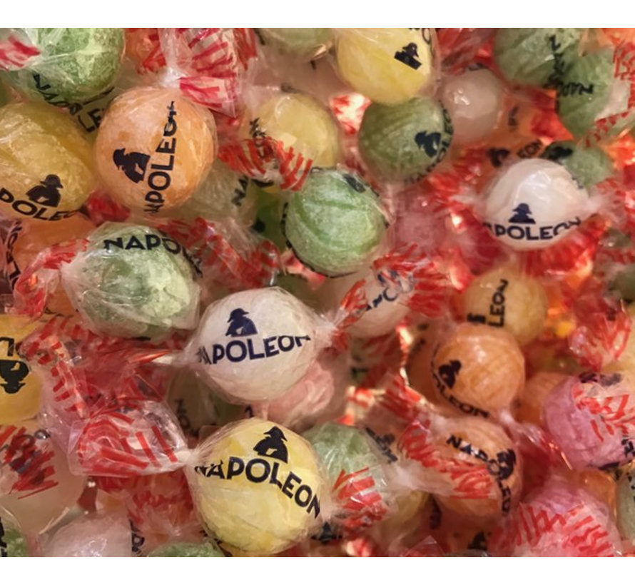 Voordeelverpakking Snoepgoed - 6 zakken Napoleon Fruitmix Kogels á 150 gram
