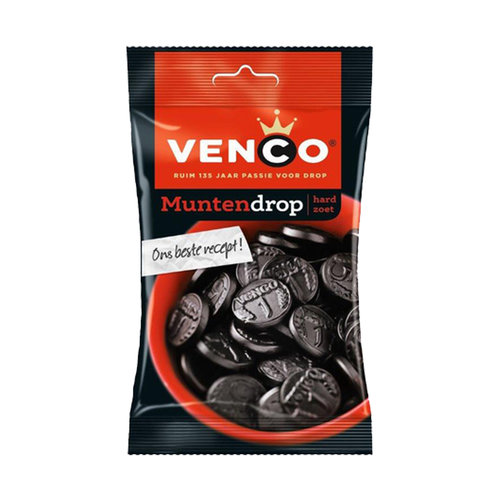 Venco Voordeelverpakking Snoepgoed - 6 zakken Venco Muntendrop á 168 gram