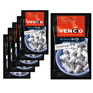 Venco Vorteilsverpackung Candy - 6 Beutel Venco School Chalk á 152 Gramm