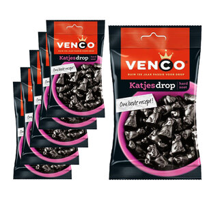 Venco Vorteilsverpackung Candy - 6 Beutel Venco Katjeslicorice á 166 Gramm