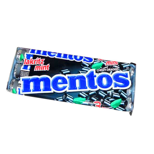 Mentos Advocal packaging Candy - 6 x 3 rolls Mentos drop mint of 38 grams per roll