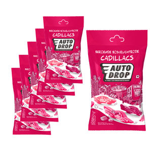Vorteilsverpackung Candy - 6 Beutel Autodrop Cadillacs á 180 Gramm