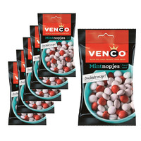 Avantage Package Candy - 6 sacs de Venco Mintnopjes à 173 grammes