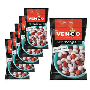 Venco Advantage package Candy - 6 bags of Venco Mintnopjes to 173 grams