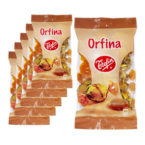 Confezione risparmio di caramelle - 6 buste di Orfina Butter Toffee, 175 grammi ciascuna