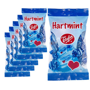 Ensemble avantage de bonbons - 6 sacs de crémette à la menthe de cœur à 200 grammes