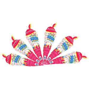 Advantage package of sweets - 6 cone bags party bacon cone bag of 500 grams