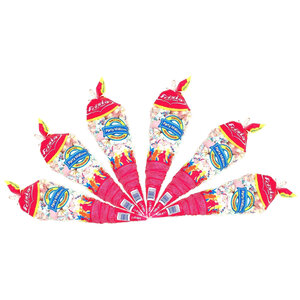 Advantage package of sweets - 6 cone bags party bacon cone bag of 500 grams Advantage package of sweets - 6 cone bags party bacon cone bag of 500 grams