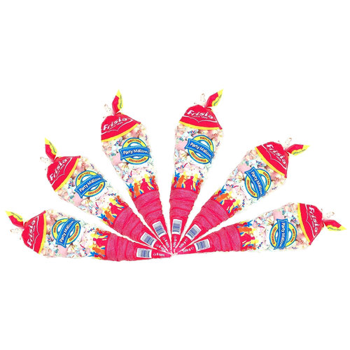 Advantage package of sweets - 6 cone bags party bacon cone bag of 500 grams