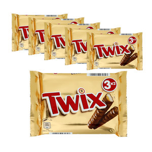 Confezione risparmio di caramelle - 6 confezioni da 3 Twix da 150 grammi ciascuna Confezione risparmio di caramelle - 6 confezioni da 3 Twix da 150 grammi ciascuna