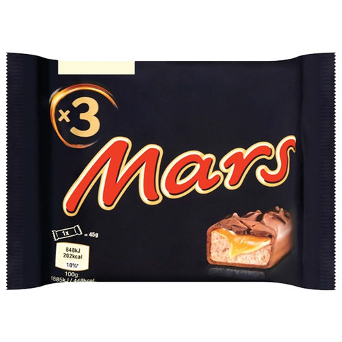 ENTREPRISE DES SNUES - 6 x 3 -pack Mars à 135 grammes