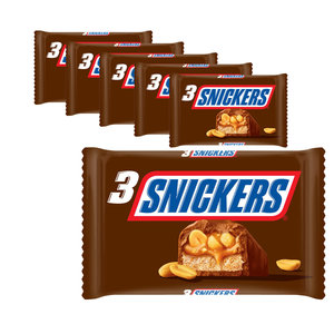 Advantage package of sweets - 6 x 3 -pack snickers to 150 grams